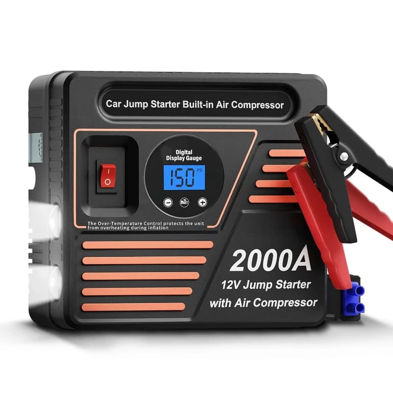 Avviatore di emergenza per auto di emergenza con batteria al litio da 20000 mAh con corrente di picco 2000A super start-up