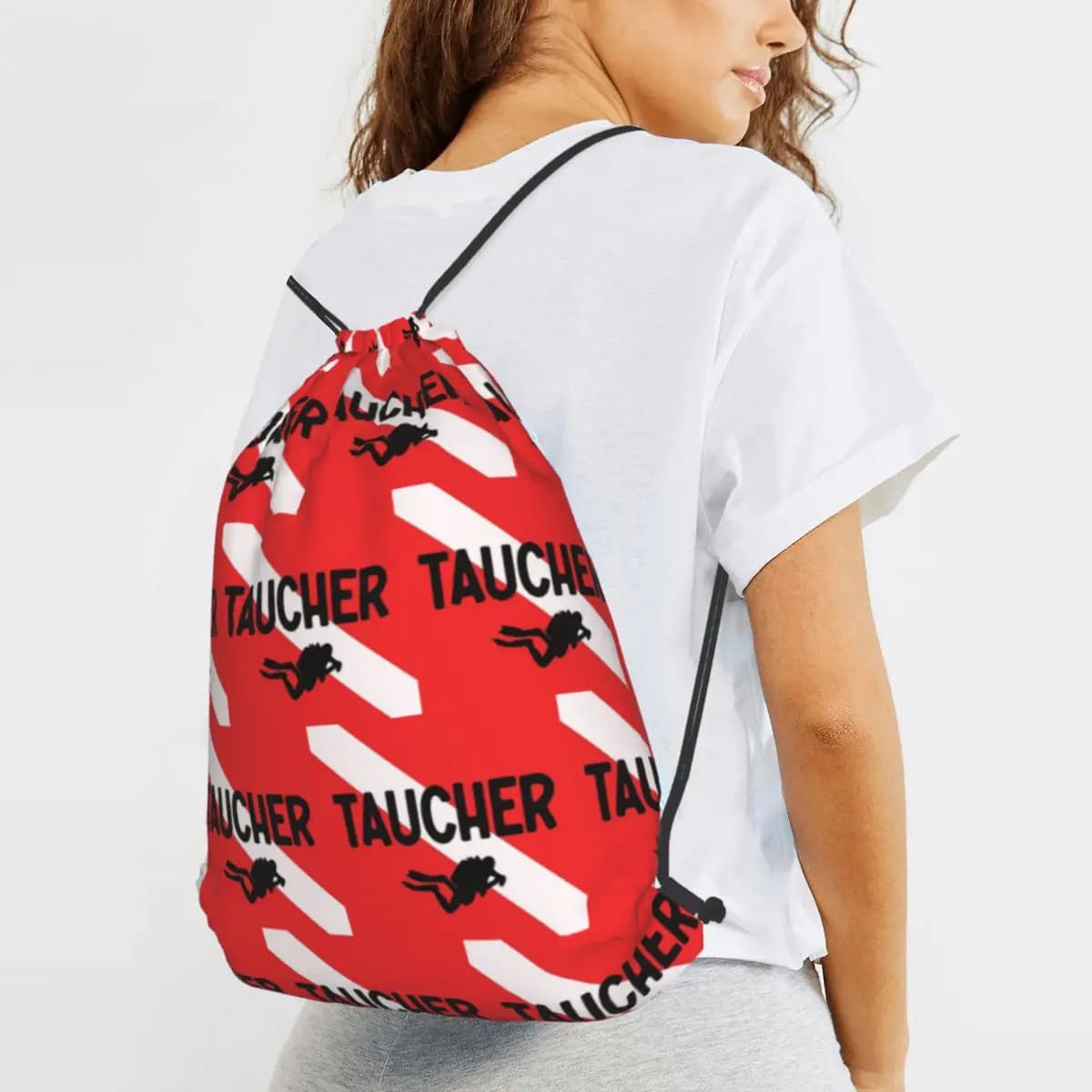 Zaini sportivi per immersioni subacquee, snorkeling e sport acquatici, borse casual con coulisse, borse sportive, borse per libri per uomo, donna e studenti