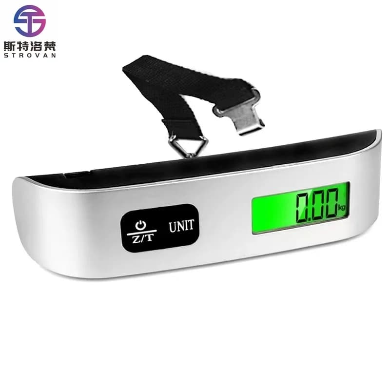 STLF WJW Vendita calda Bilancia per bagagli multifunzione da 50 kg Bilancia digitale portatile tascabile per valigia da viaggio