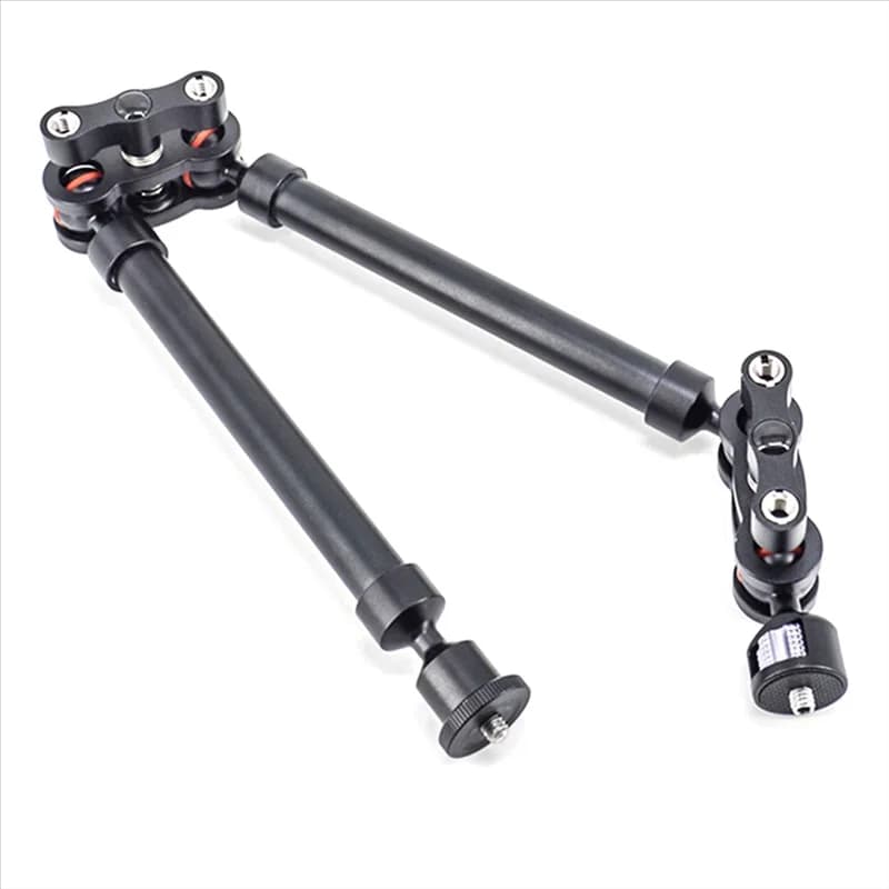 【PROMOTION】Universal Hand Stand All Metal Dual Section Extended Monitor Multifunctional Lazy Man Stand Camera Accessories