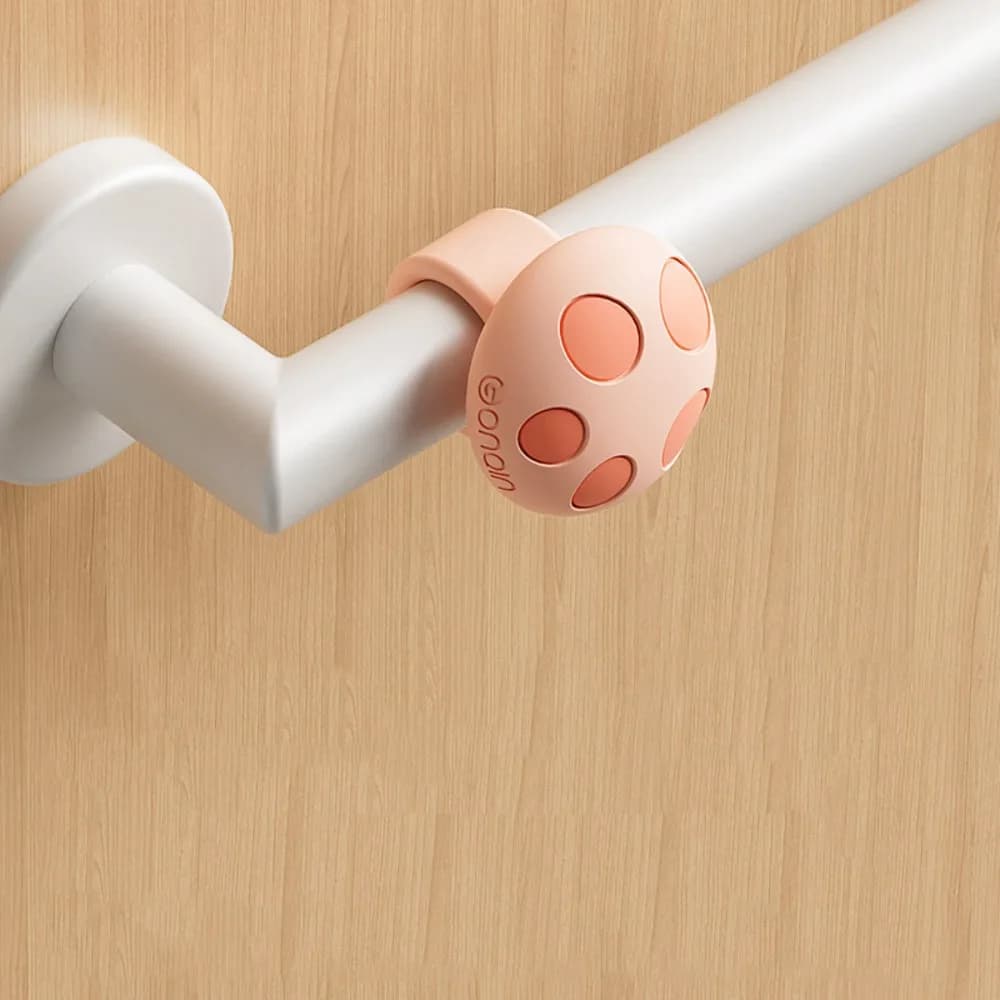 4 pezzi di protezione da parete in silicone anti-collisione porta antistatica anti-collisione maniglia per porta in silicone anti-detonazione