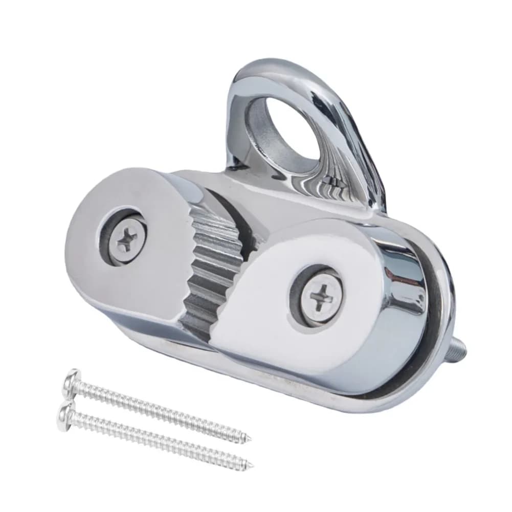 Morsetto per corda per tacchette per camma a prova di corda in acciaio inossidabile 316 per corde metalliche in acciaio Clip per tampone di tensione per corda marina Parte della barca