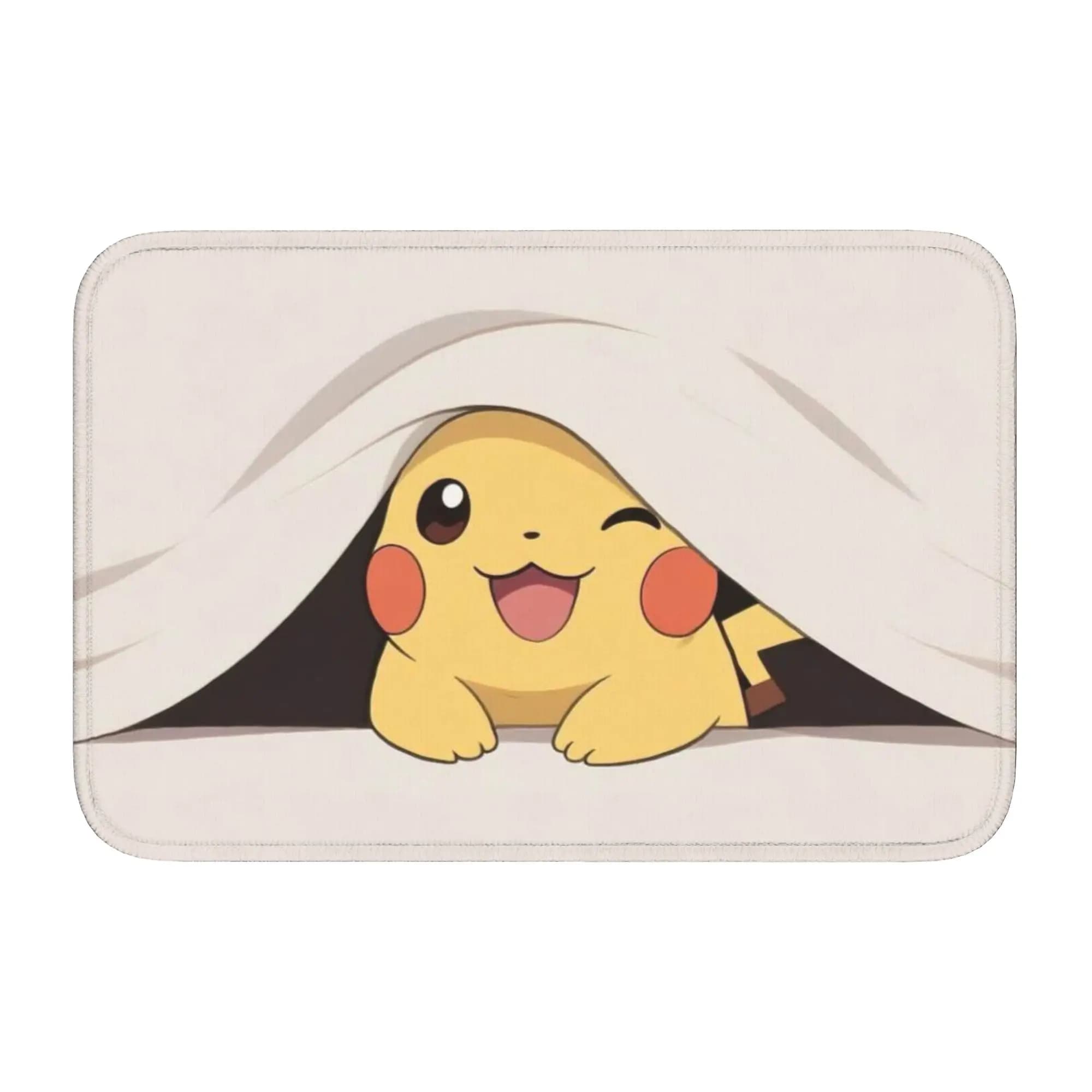 Anti-slip Carpet for Bikachus Entry Door, Waterproof, Video Games, Carpet for Living, Entrance, Zerbino