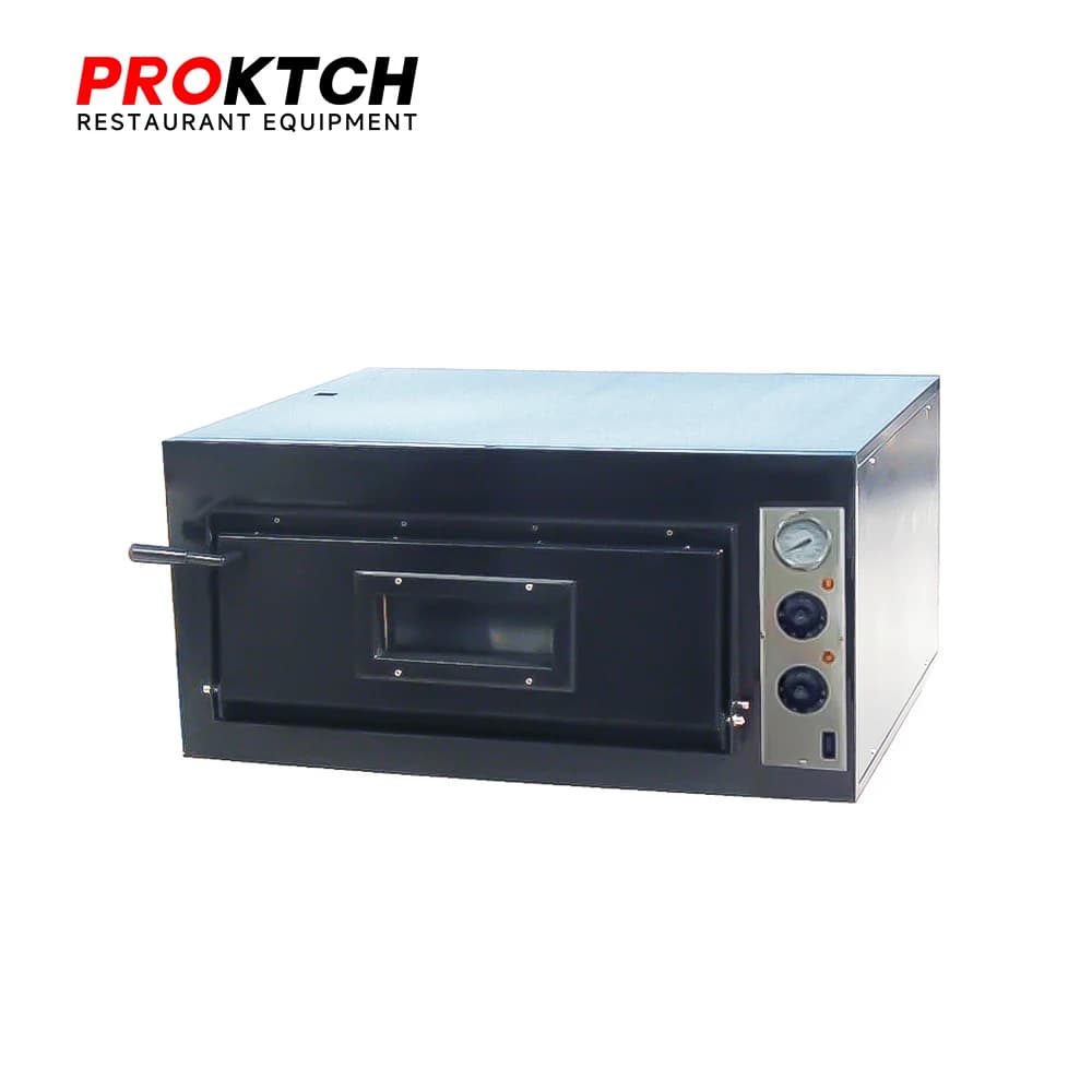 Forno Elettrico Commerciale per Pasticceria e Ristoranti, Forno Elettrico a Singolo Piano con Piano in Pietra per Pizza