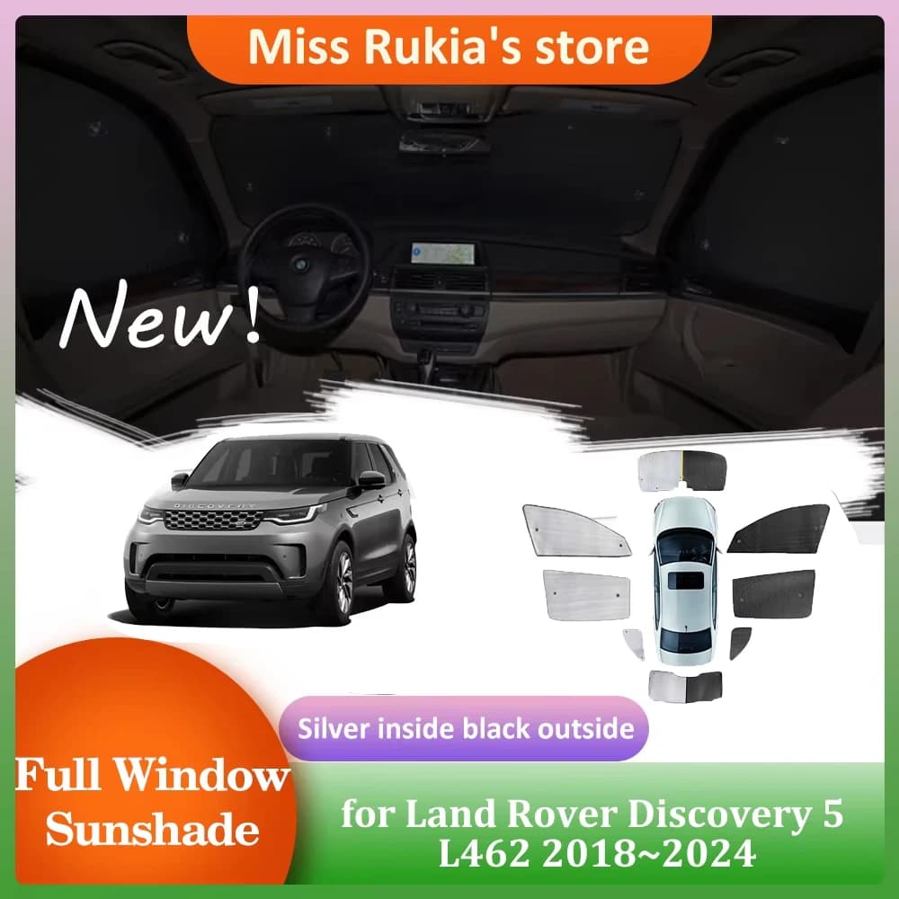 Auto Parasole per Land Rover Discovery 5 L462 2018 ~ 2024 2019 Tetto Finestre Visiera Parasole Parabrezza Tenda Tetto Apribile Copertura Accessori