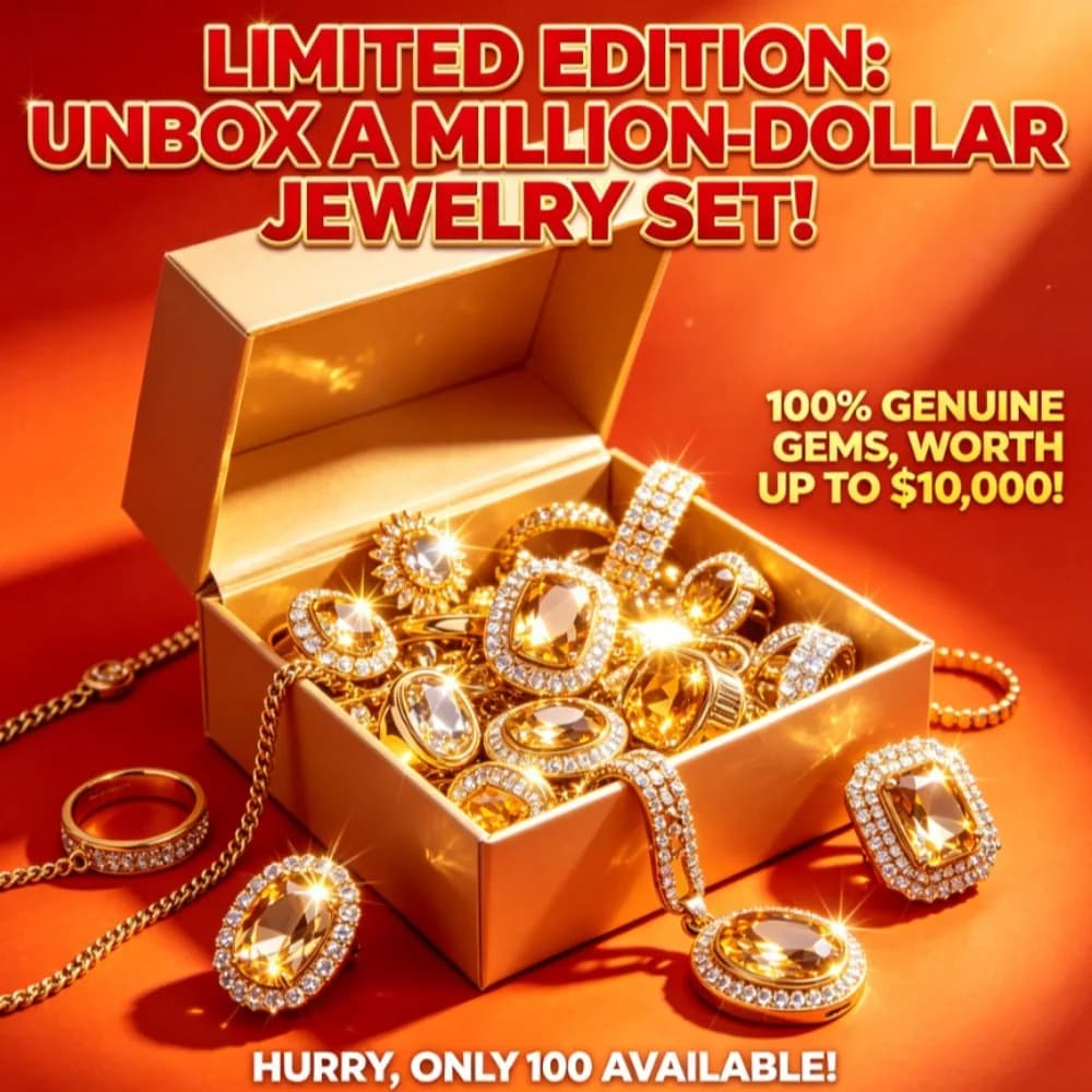 Last Batch Clearance Super Value Jewelry Mystery Box Random Noble Gem Jewelry Huge Profit Surprise Blind Box For Ladies