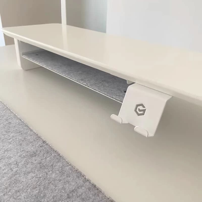 Z3 Modular Monitor Support White Riser Table Organizer Storage shelf Computer screen Elevator Ergonomic accessories for workspace