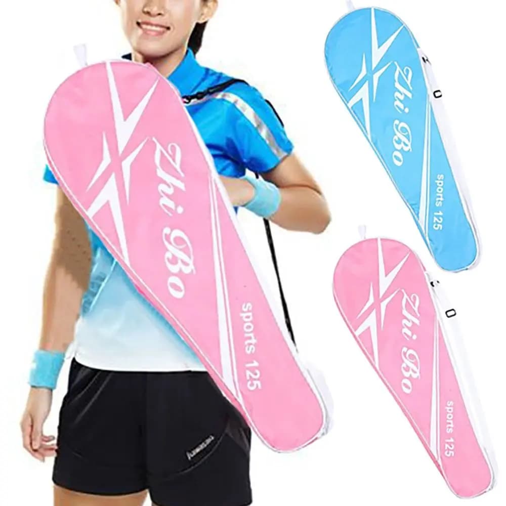 Borsa per il trasporto di racchette da Badminton custodia per il trasporto monospalla impermeabile Full Racket Carrier Protect for Men Women Players Outdoor Sport