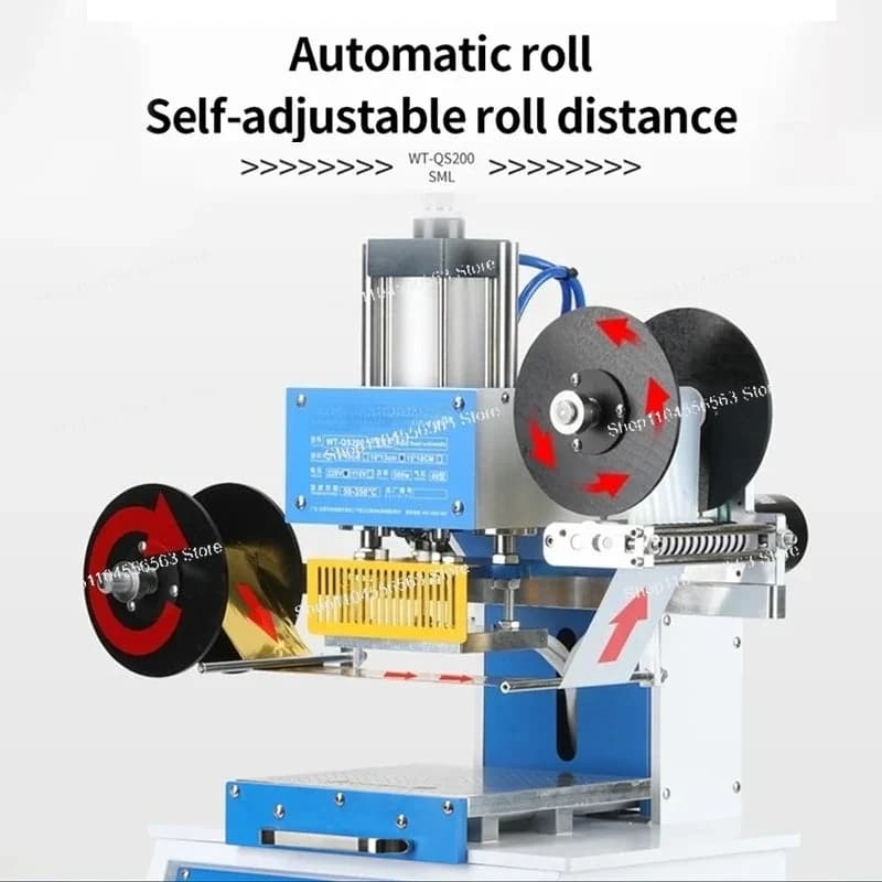Macchina Pneumatica per Taglio e Goffratura da 500W | Strumento per Trasferimento a Sublimazione su Carta per Stampa a Caldo/Doratura 110V/220V