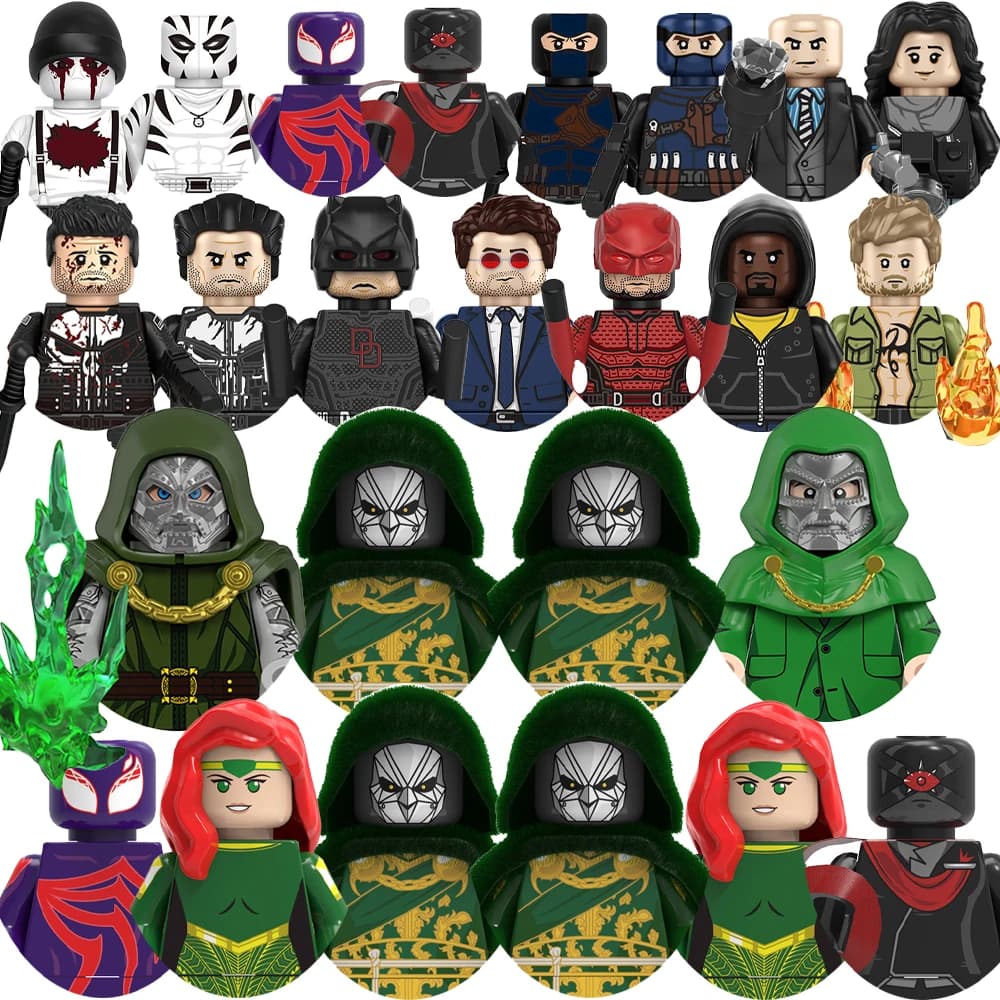 2026 Marvel Doctor Doom Mattoncini da Costruzione per Giocattoli Regalo Bambini Mini Action Figure Regali per Feste