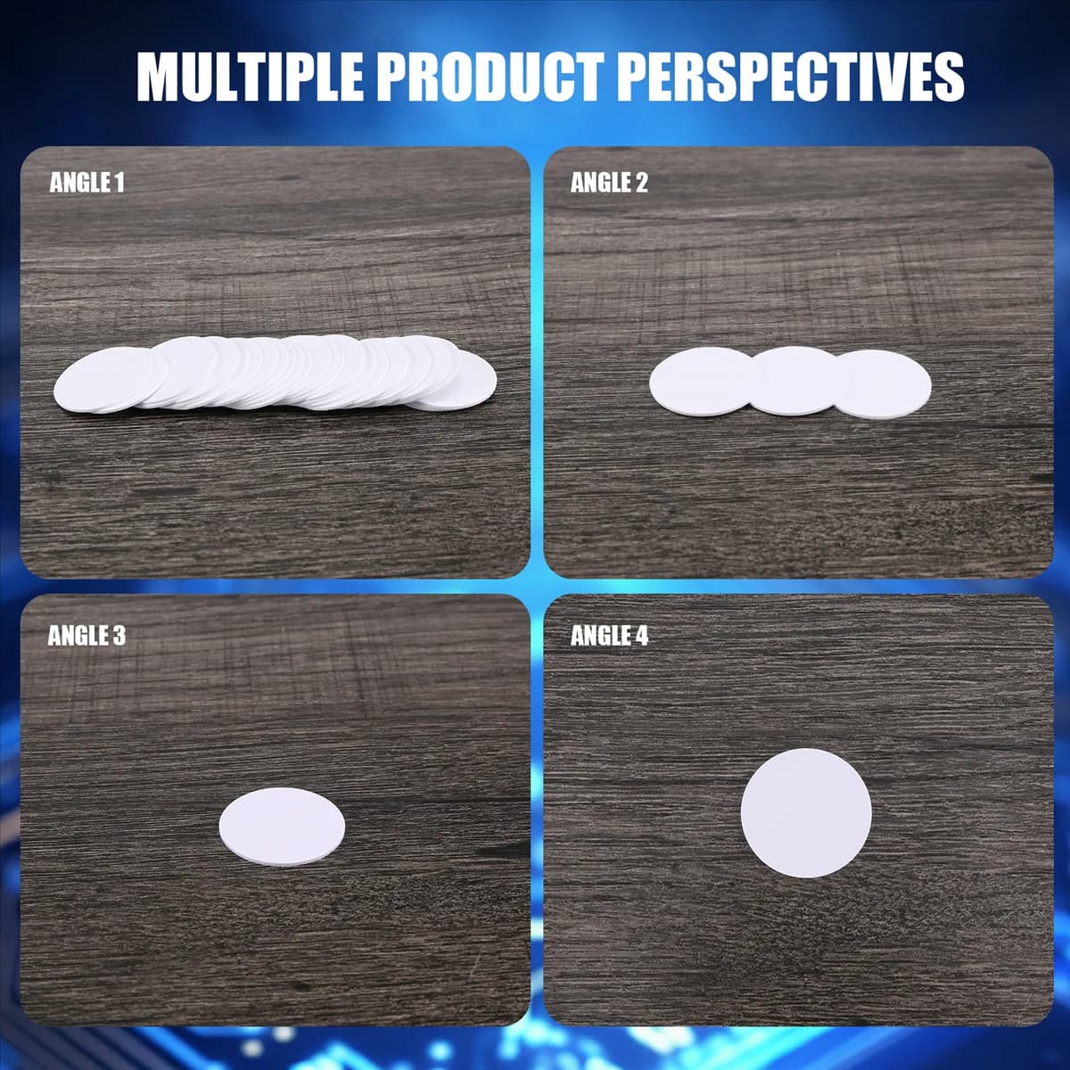 【Vendita calda!】Per etichette NFC Ntag215, carte NFC con monete in PVC vuote compatibili con tutti i telefoni cellulari e dispositivi abilitati NFC-(30 pezzi)