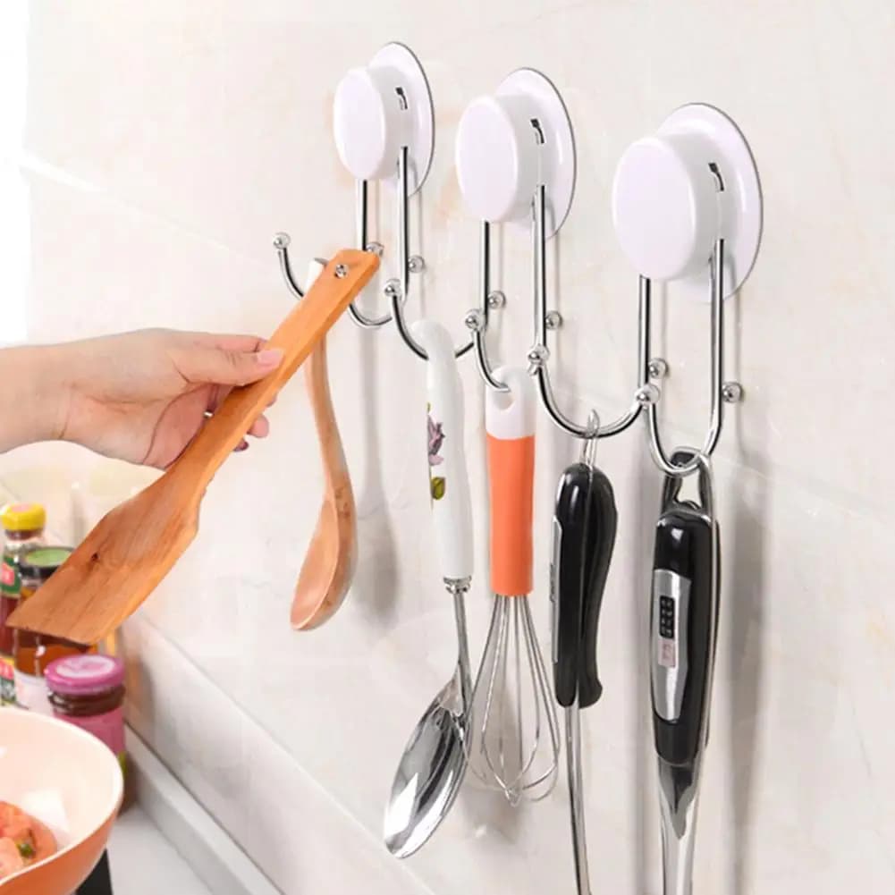 Gancio a ventosa riutilizzabile Ganci per asciugamani rimovibili Ganci a ventosa per bagno resistenti e portanti Asciugamano impermeabile per semplici