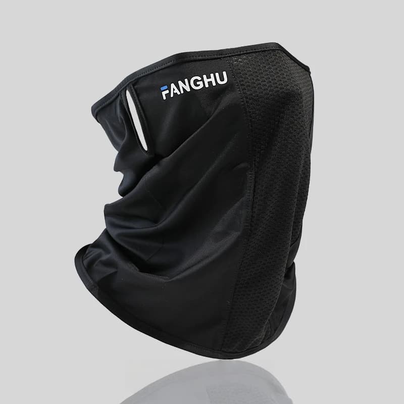 Breathable mesh ear elastic mask, anti-UV solar protection, thin and breathable face cover, sports neck warmer for women and men