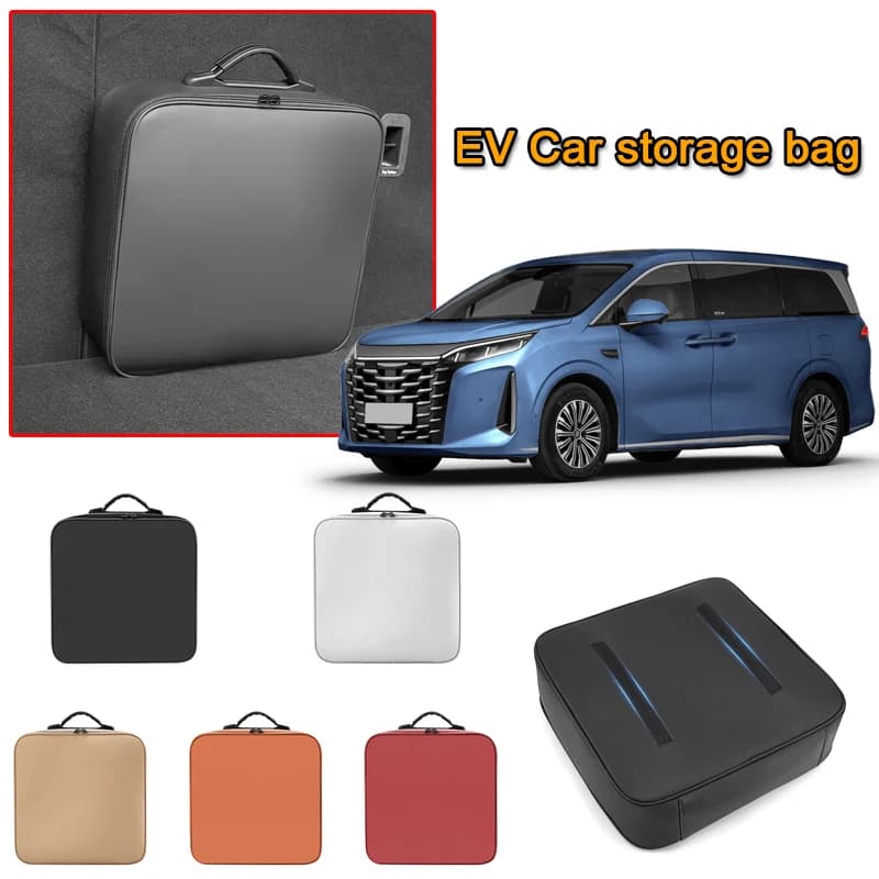 Cavo di ricarica per auto portatile EV Scatola di immagazzinaggio Cavi per caricabatterie per veicoli elettrici Borsa per trasporto per BYD M6 M9 Dolphin ATTO 2 E2 SEAL 5 QIN