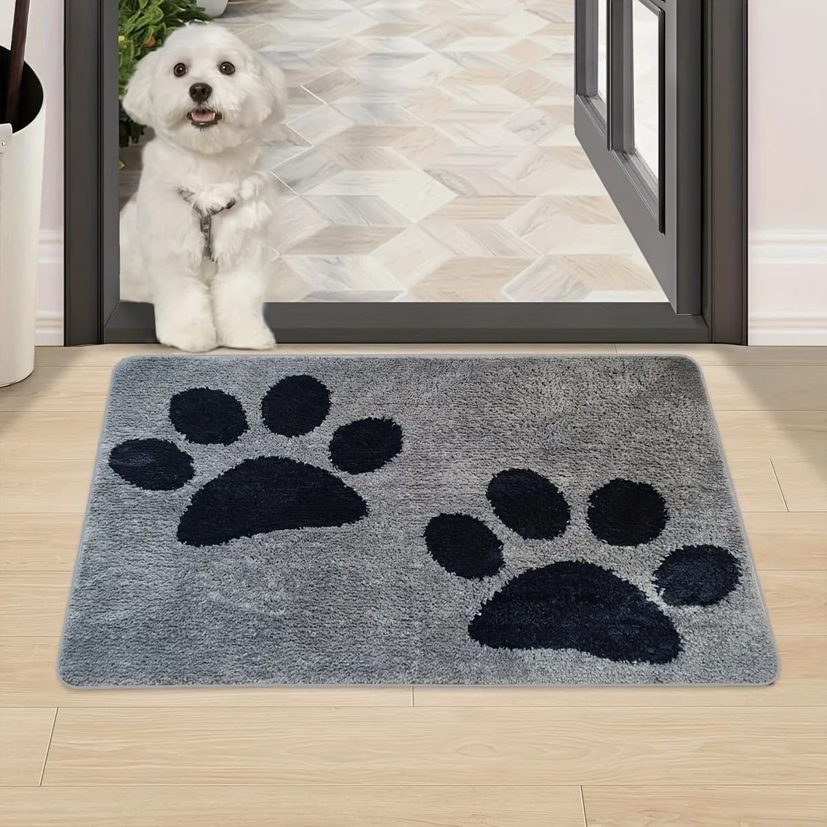 Tappeti Piccoli 50x80cm con Motivo a Zampa di Gatto, Morbidi Tappeti per Camera da Letto, Soggiorno, Bagno, Zerbini, Decorazione Casa