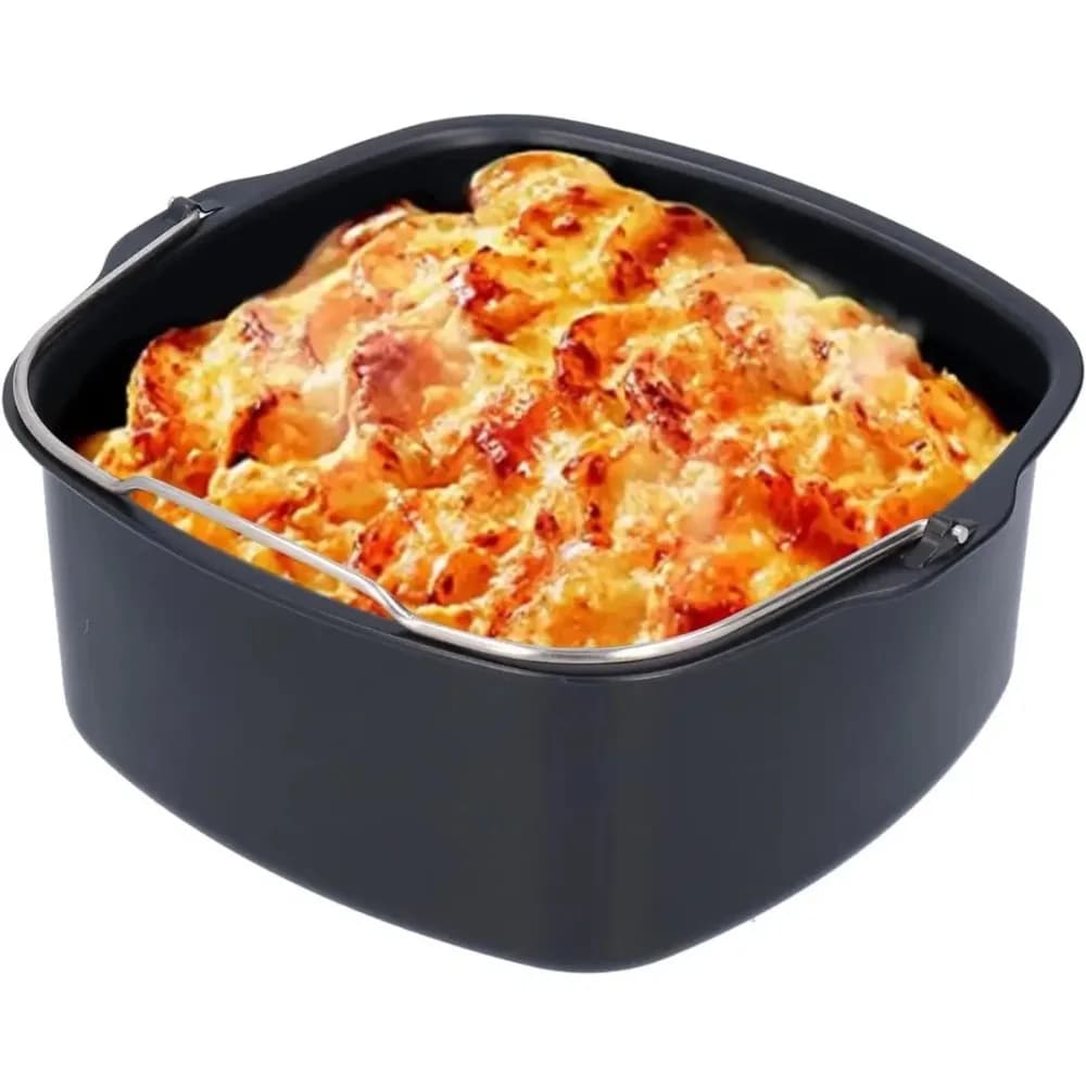 Air Fryer Air Fryer Air Fryer Anti-Fair Fryer Cake Cake Fryer Air Frying Machine Cake Pizza Sheet Basket Air Fryer Accessories