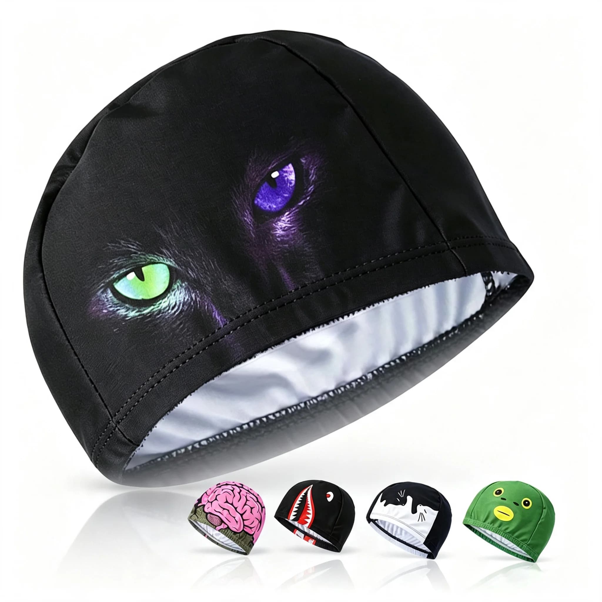 Soft Flexible Adult Swim Cap Comfort Wear Hair Protection,1/2/3PC Optional For Pool Training Beach Play Water Park Holiday Trip