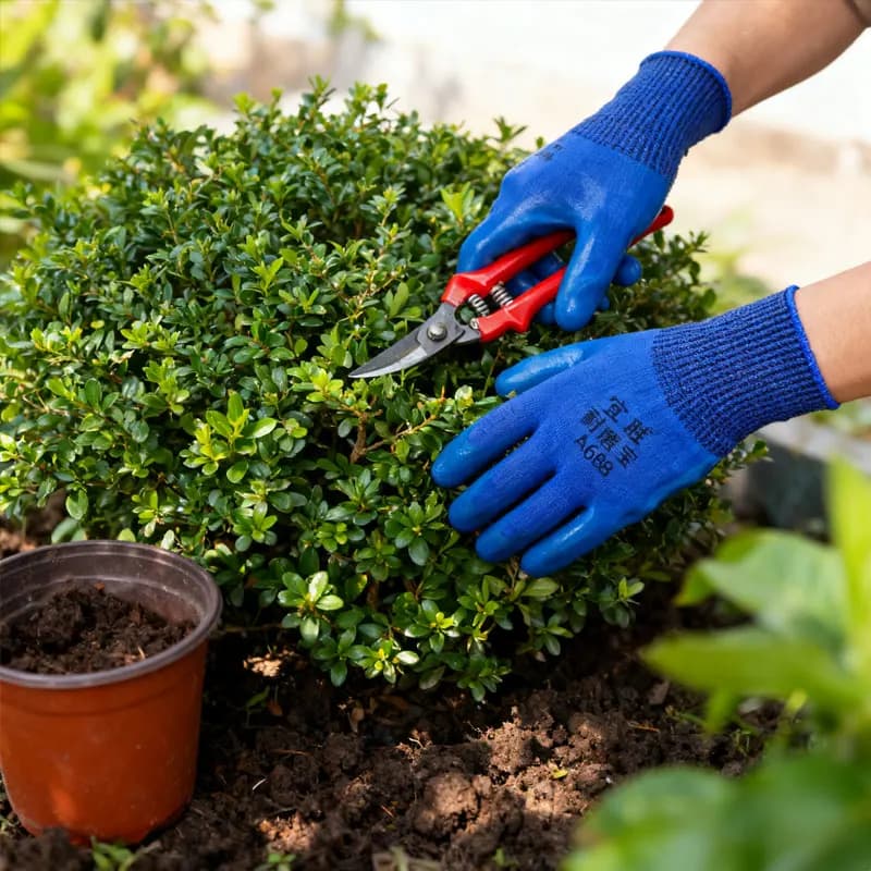 Guanti da lavoro Guanti in lattice resistenti all'usura di sicurezza Guanti da lavoro da giardino Protezione per lavoro Accessori di protezione per la sicurezza del lavoro