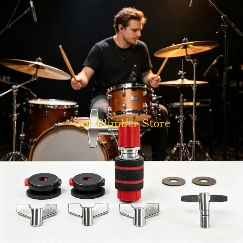 Q84C Premium Felt Drum Pedal Pad And Clutch For Stable Performances Drum Accessory