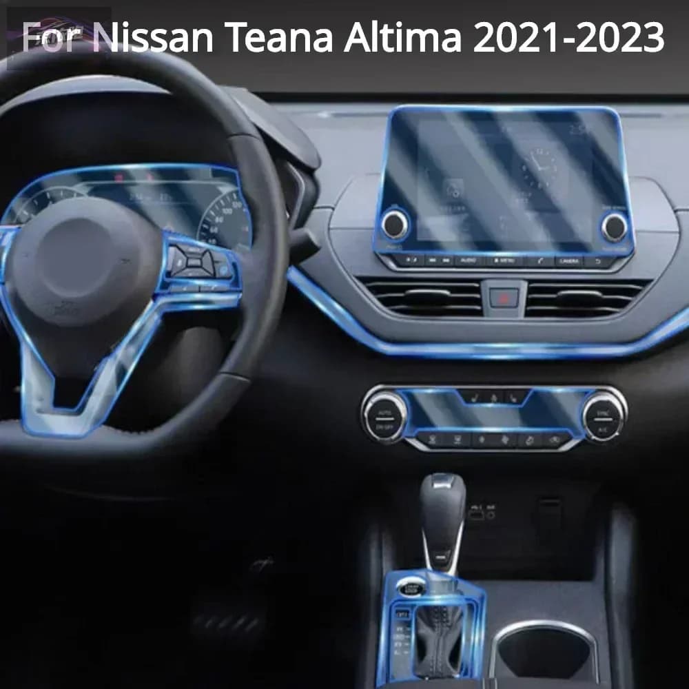 Per Nissan Altima 2023 2022 2021 Accessori Interni Pellicola Trasparente TPU Pannello Ingranaggi GPS Console Centrale PPF Protezione Adesivo