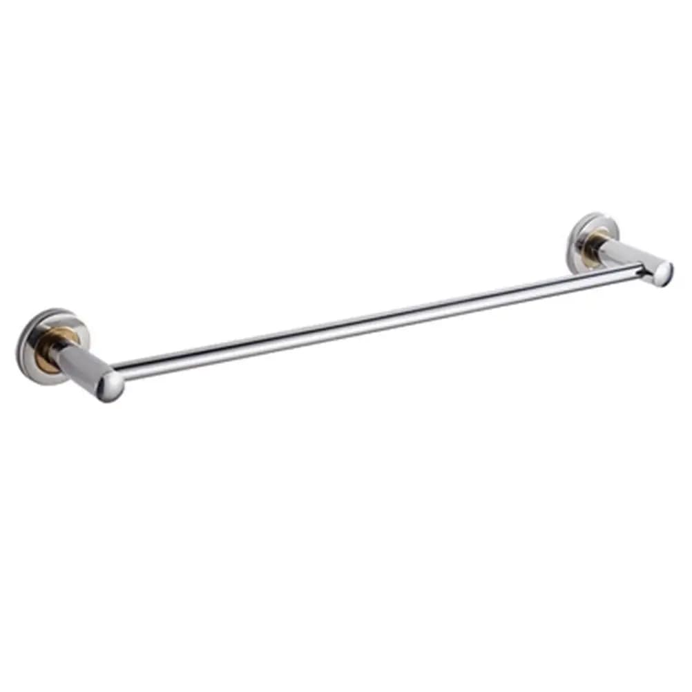 50Cm Stainless Steel Rustproof Towel Rack Heavy Duty Bathroom Towel Bar Polished Finish Multi Functional for Bath Towels Clothes