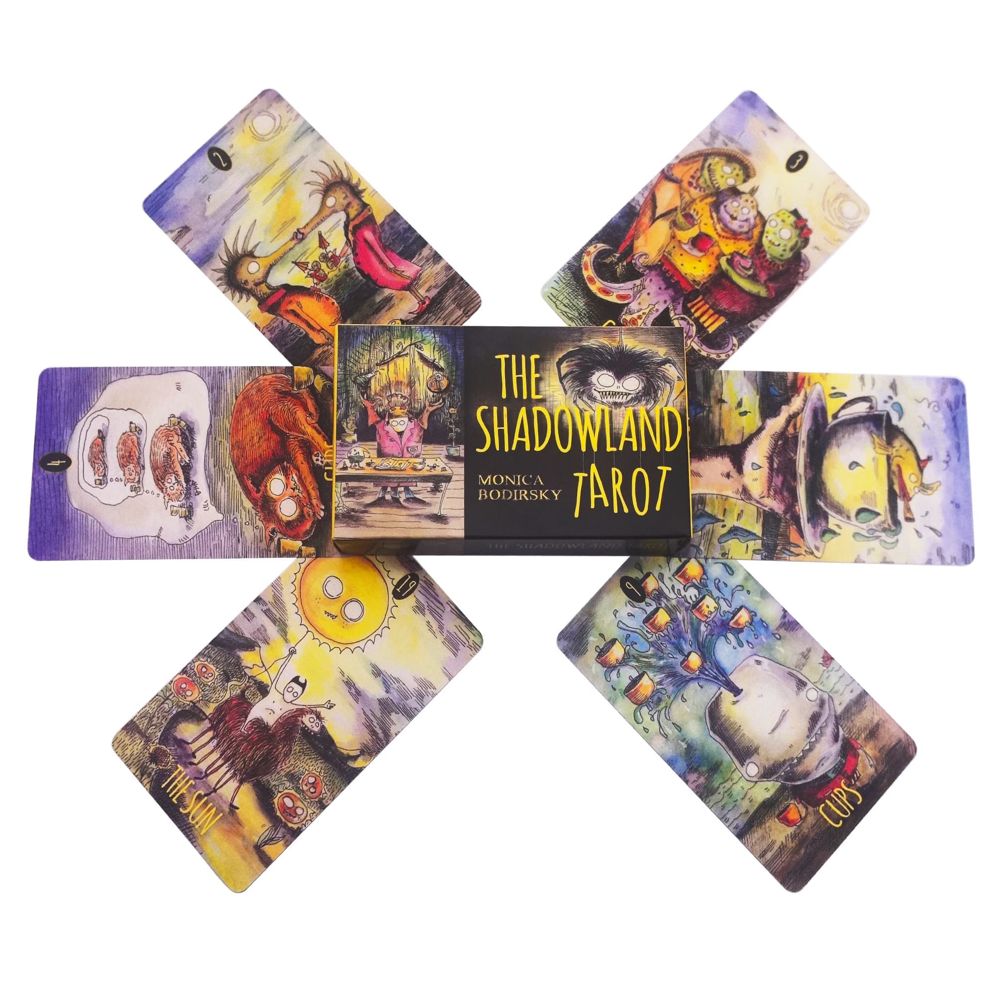 The Shadowland Tarocchi A 78 Mazzo Divinazione Destino Versioni inglesi Edizione Oracle Gioco da tavolo per il regalo della festa