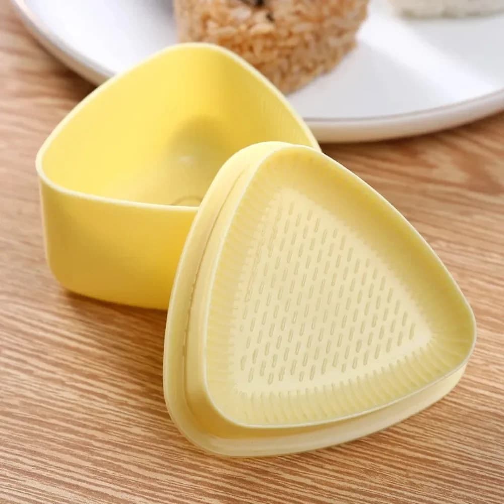 2PCS Nuovo Onigiri Stampo per Riso FAI DA TE Famiglia Sushi Utensile Cibo Made in Forma Trilaterale Sushi Conveniente Bento Accessori Giappone