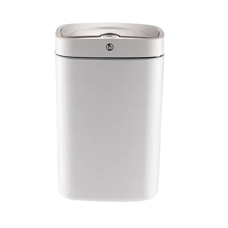 The new product is a smart motion-sensing trash can for offices and public areas
