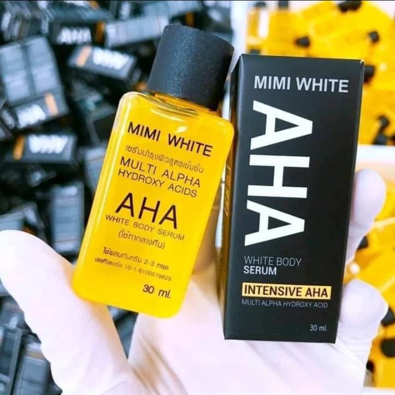 30ml AHA Vitamin B & C Face Serum Skin Brightening Serum for Dark Spots & Even Skin Tone Whitening Body Skin Essence Oil