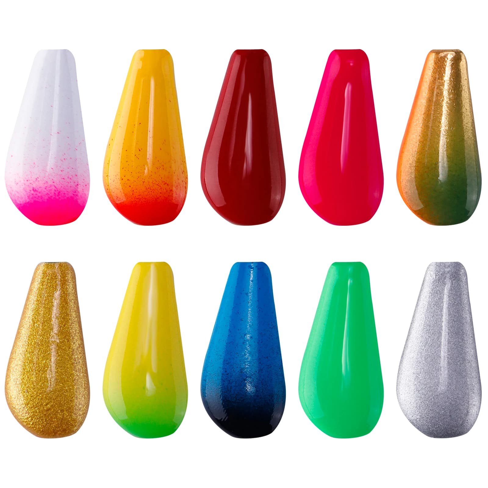 5/10pcs Spinner da pesca Bead 1.2g 3g 5g per Spinner in linea Corpi Spinnerbait Attrezzatura da pesca Coda Spinner Bass Crappies