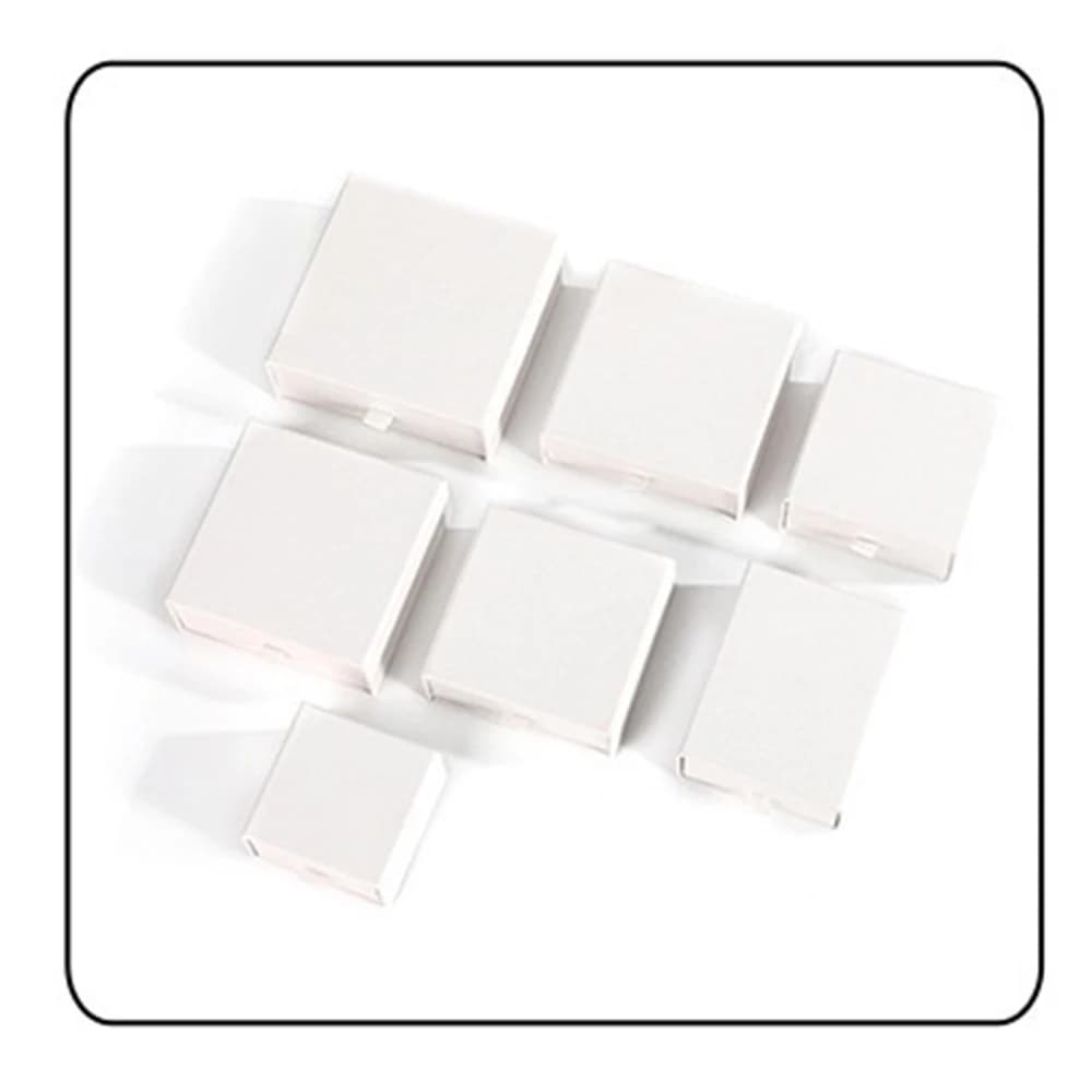Cazador 7.5*7.5*3.5 cm black gift box for jewelry necklace ring gemstone storage package wholesale