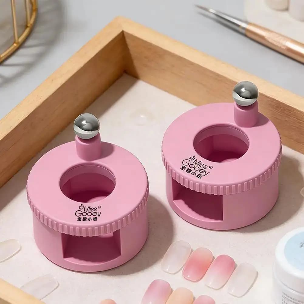 Strumento Magnetico Rotante Automatico per Occhi di Gatto, Spinner per Perline di Vetro, Guida Magnetica per Smalto Gel, Strumento per Nail Art, Salone e Manicure Fai da Te