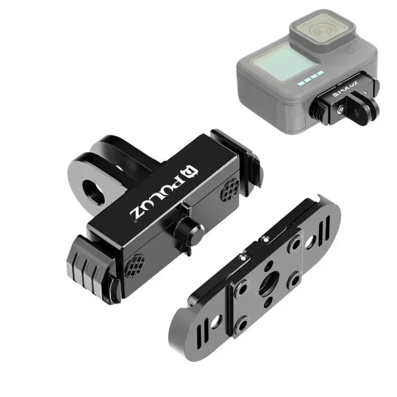 Supporto Magnetico Pieghevole a Sgancio Rapido in Alluminio per GoPro HERO12 11 10 9 Black/ 11 Black mini/ Max Accessori