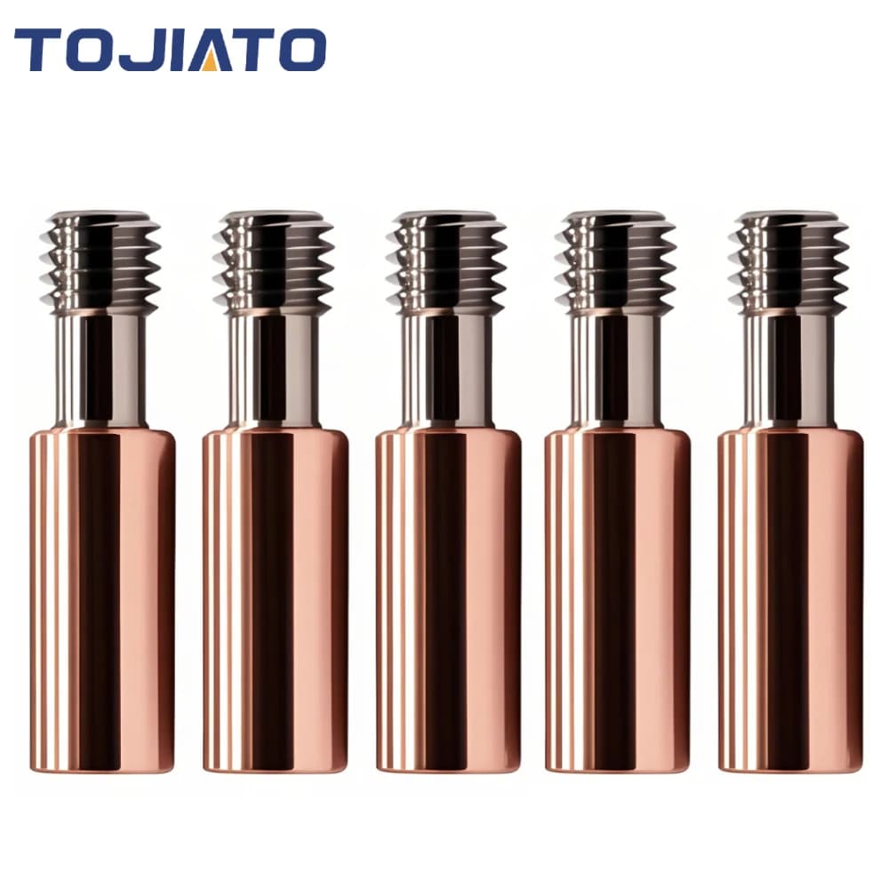 All Metal Bimetal Heatbreak Titanium Copper TC4 High Temperature Gorge for 3D Creality CR10 S4 S5 Ender 3 V2 Ender3 Pro Printer