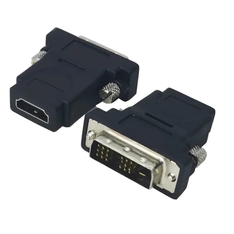 Cavo Adattatore HDMI a DVI Bidirezionale per PC, Laptop e Monitor, Convertitore da DVI a HDMI o da HDMI a DVI, Strumento di Traduzione Interfaccia