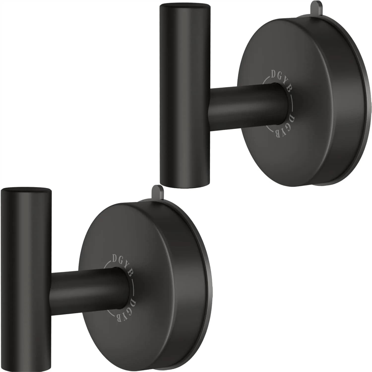Ganci a ventosa in acciaio inossidabile per bagno, resistenti fino a 5 kg, senza foratura, set da 2 ganci per asciugamani
