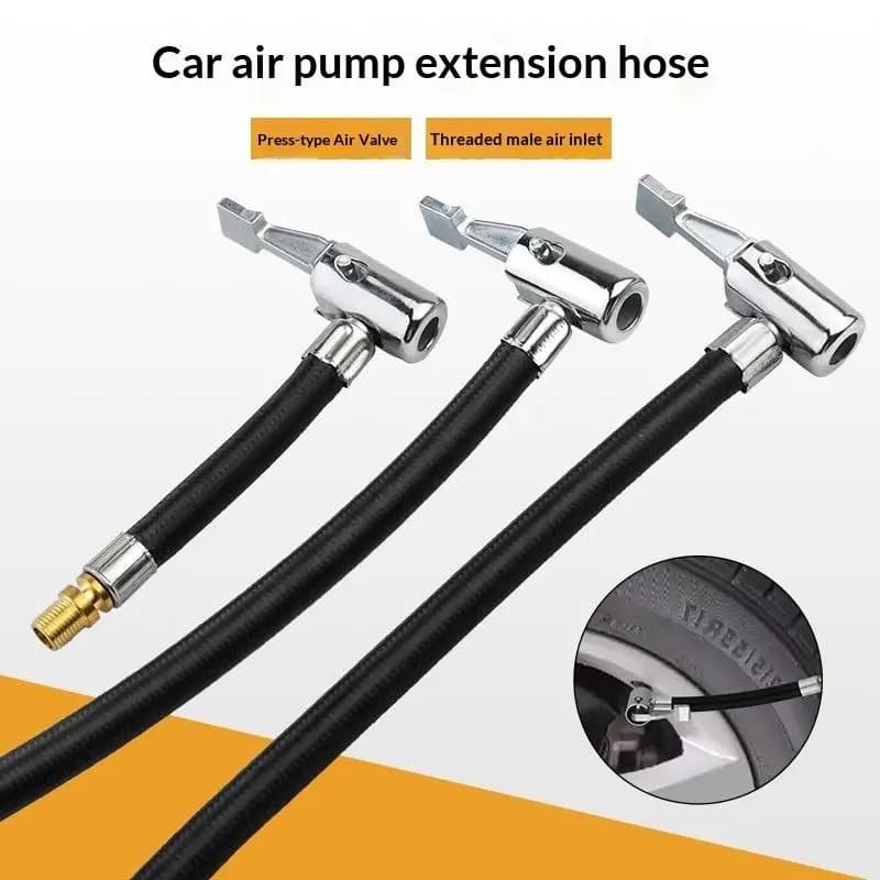 Car Motorcycle Bike Tire Inflator Extension Tube Air Pump Connection Hose Anti Deflate Adapter Pipe 10/20/30cm