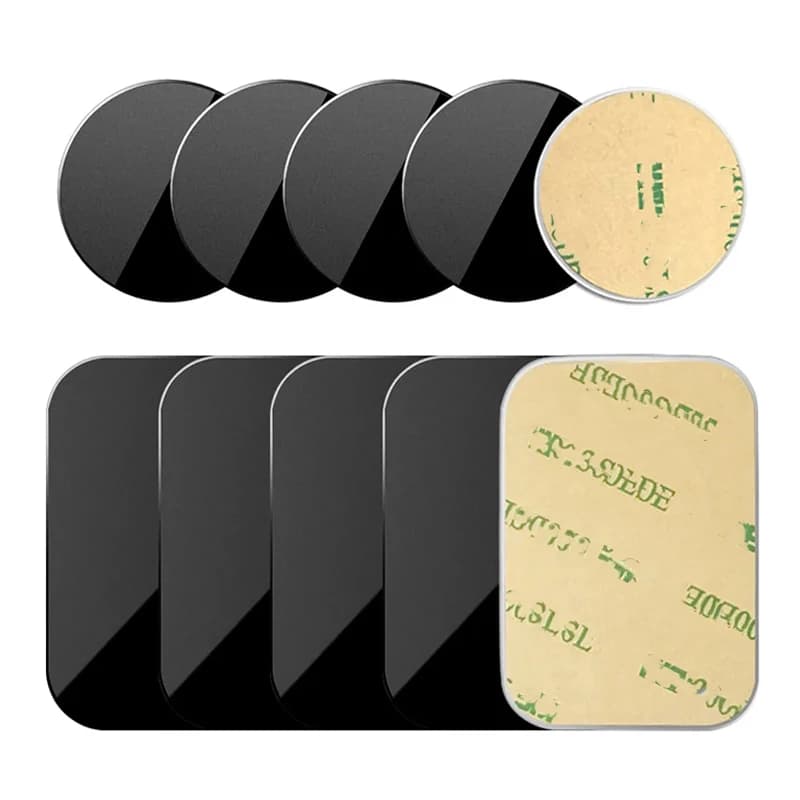 Piastra metallica magnetica per supporto per telefono per auto Supporto universale per adesivo per disco in lamiera di ferro Supporto magnetico per telefono cellulare per tutti gli smartphone
