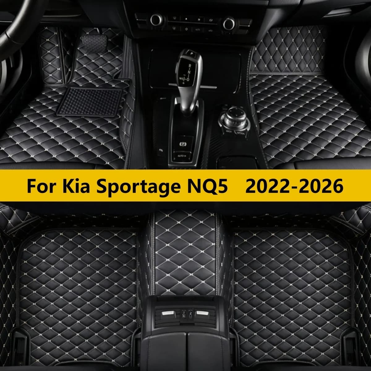 Tappetini auto personalizzati adatti per Kia Sportage NQ5 2022 2023 2024 2025 2026, tappeti per auto, set completo di tappetini per veicoli.