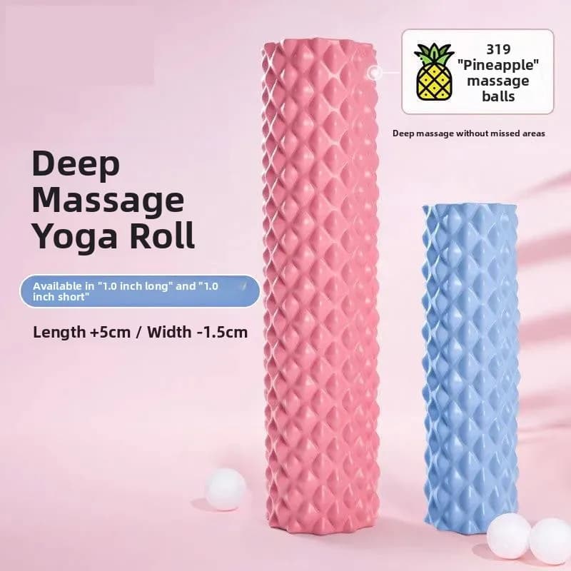 Yoga Foam Roller, Muscle Relaxation Cylinder, Leg Massage Drum, Love Handle Handle, Fitness Stretching Tool