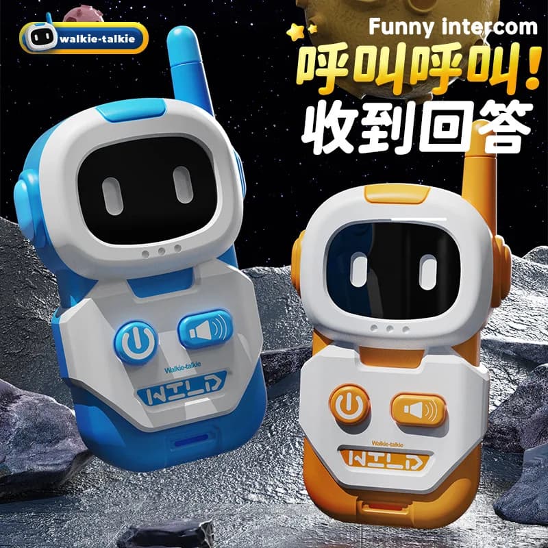 Walkie-Talkie per bambini Cercapersone wireless genitore-figlio Giocattoli da esterno Piccola macchina di conversazione a un pulsante Regalo educativo per ragazzo