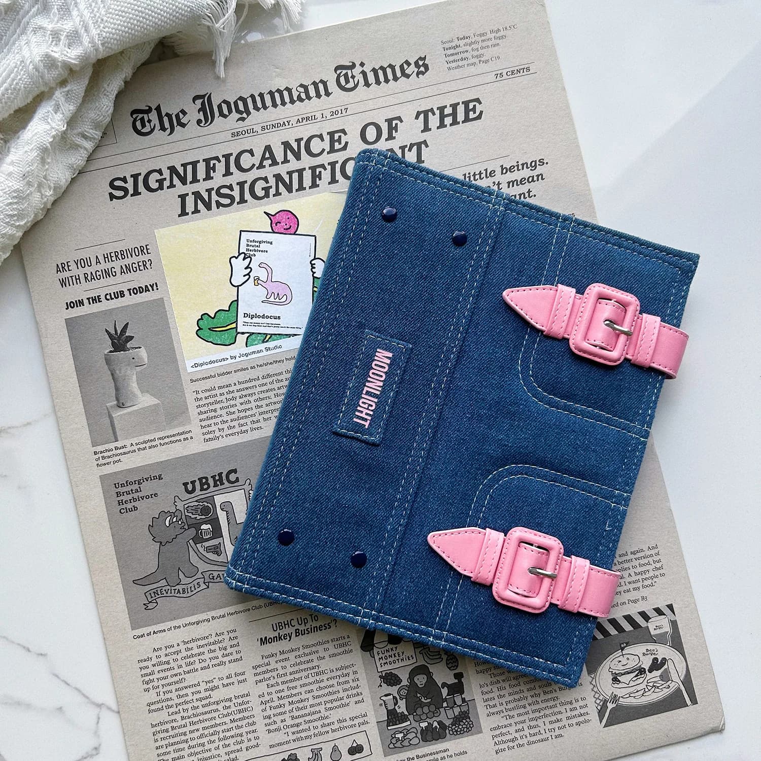 Jeans A5 Binder Pink Button Photocard Holder Kpop Kawaii Notebook Idol Photo Album 3 pollici Photocard Collect Book