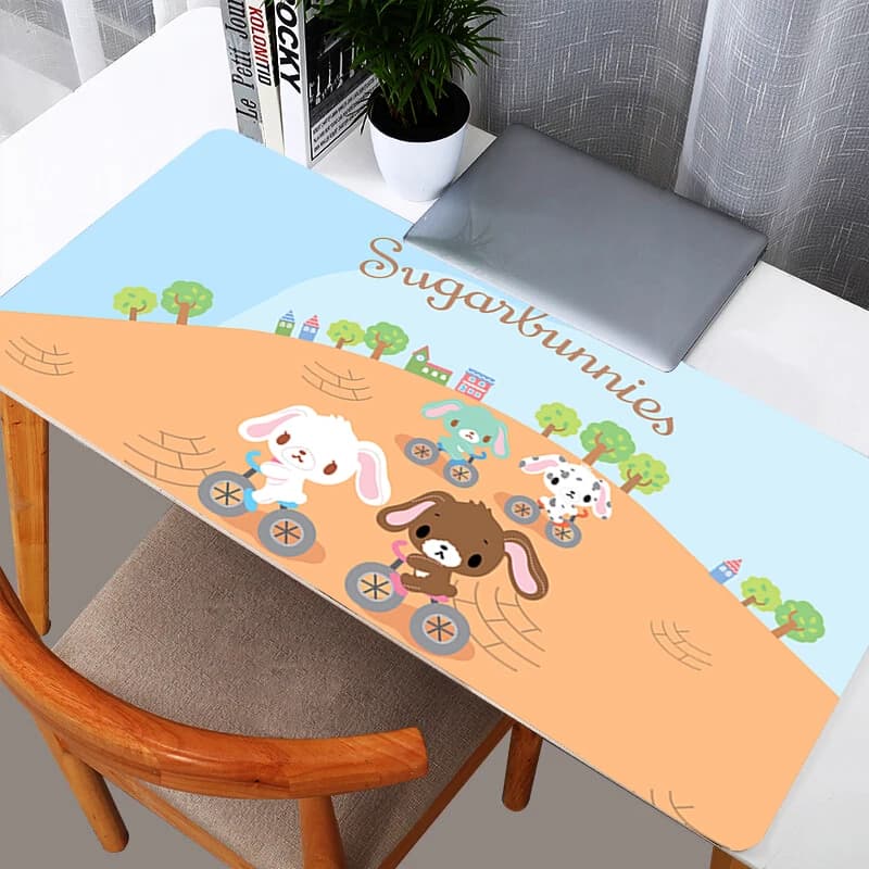 Tappetini per mouse Cinnamoroll, accessori da gaming di grandi dimensioni, tappetino da scrivania per tastiera Varmilo, tappetino per mouse resistente per gabinete gamer.