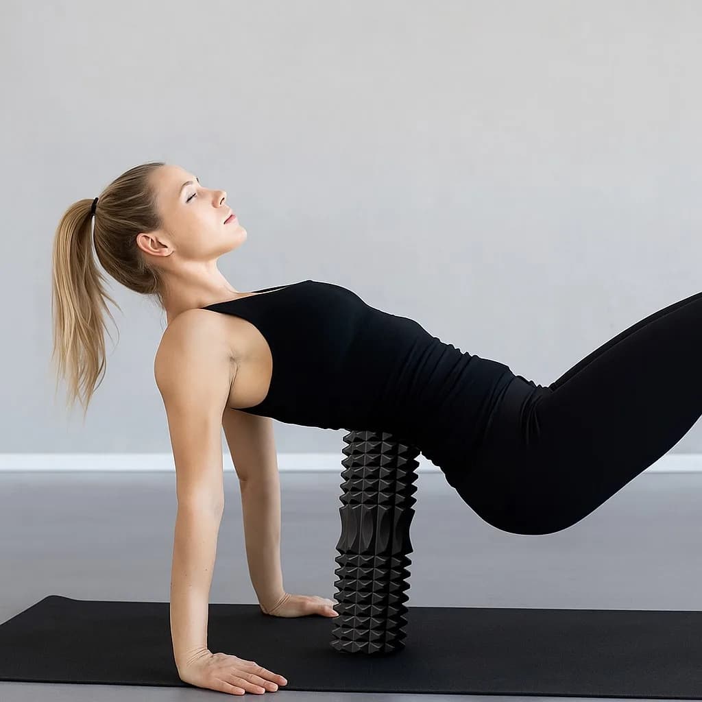EVA Foam Fitness Back Roll Trigger Point High Density Yoga Foam Roller Stable Self Massage Tool Fitness Yoga Column Exercise