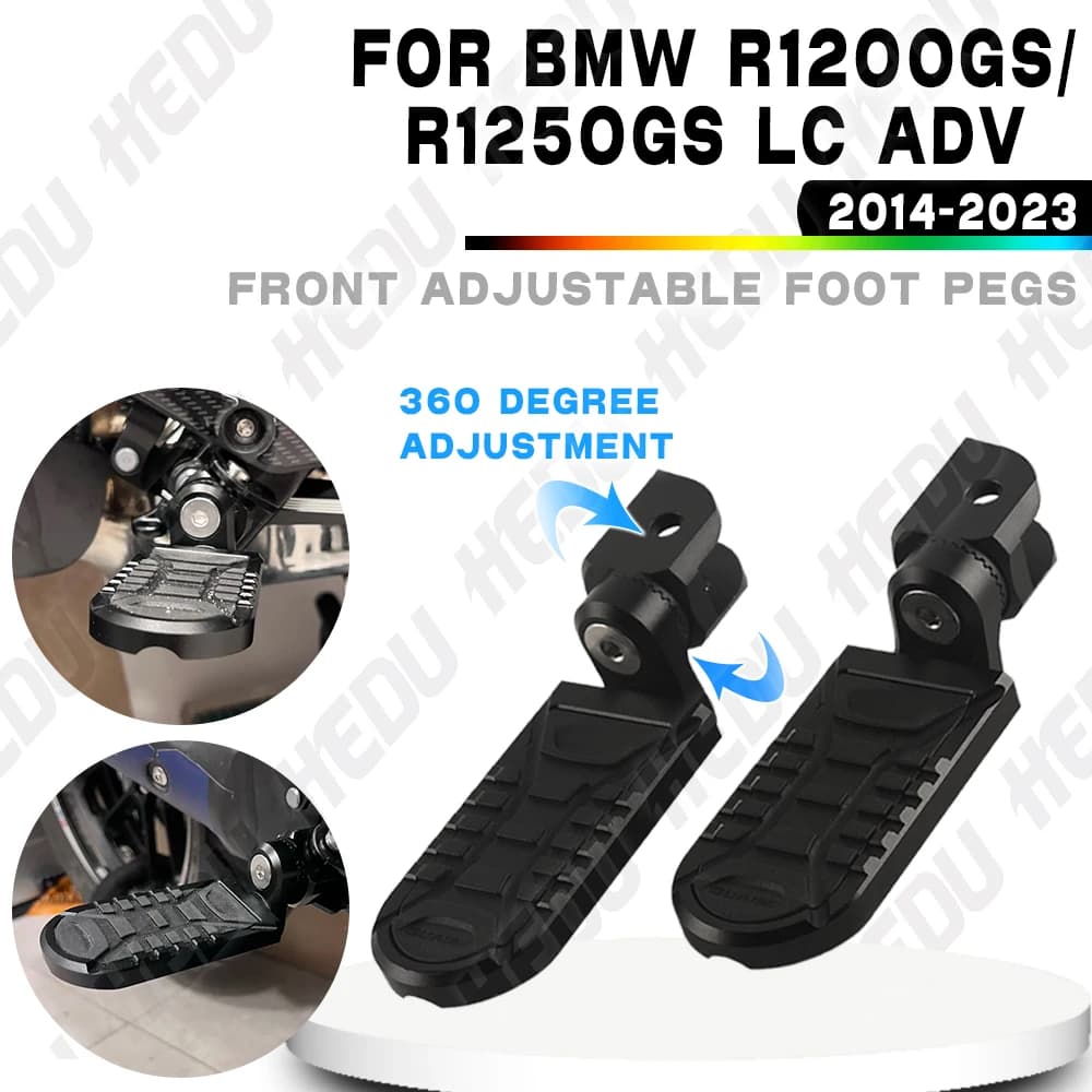 Adatto Per R1200gs lc adv R 1200GS LC R1250GS LC ADV Pedane Moto Anteriore Poggiapiedi Regolabile Estendi Abbassamento Pedane resto