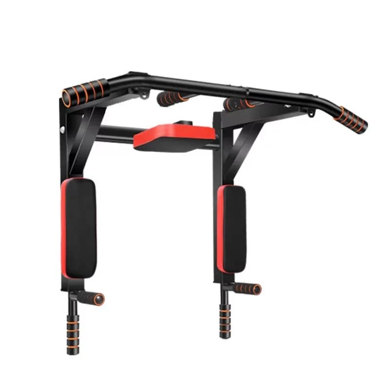 Pull Up Bar With Dip Handrails, Multi Function Frame For Abdominal Training In Home Indoor Fitness Area