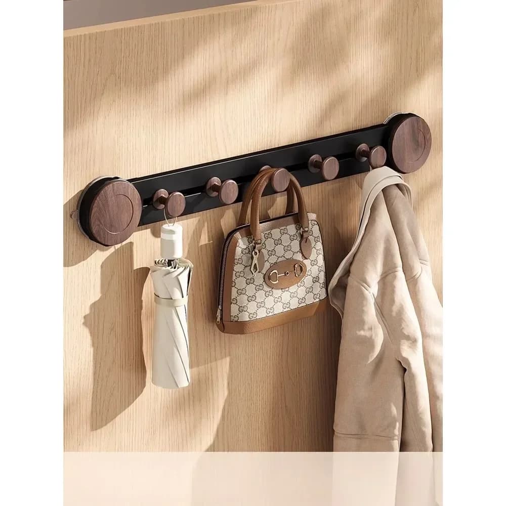 hookdoor bathroom,kitchen, no punching, wall hanging, strong and seamless vacuum hanging, clothes bag rack.