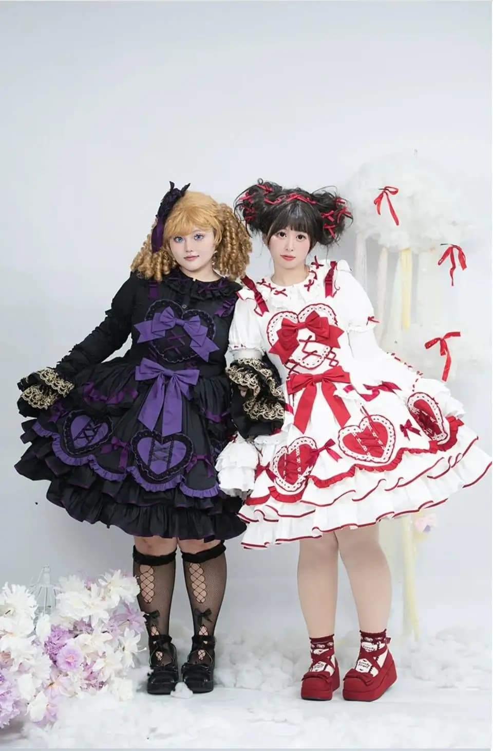 Chubby Cat Diary - Confezione regalo Icing Sugar - Set di abiti JSK Sweet Lolita taglie forti PREORDINO