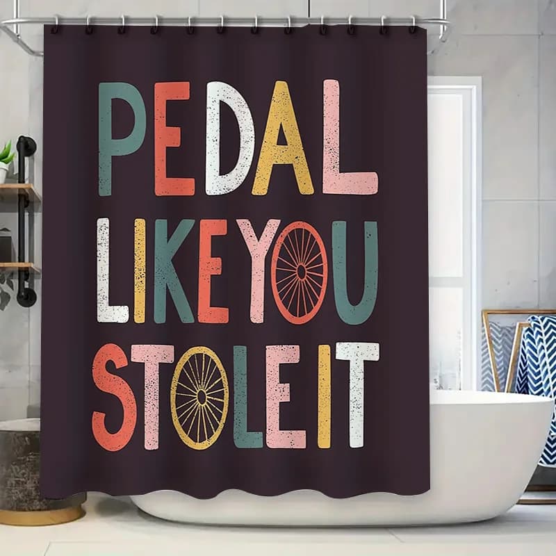 Set di tende da doccia vintage con onde costiere, conchiglie, oceano, spiaggia, tema, arredamento per il bagno, fodera in tessuto impermeabile
