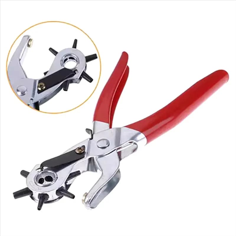 Perforatore B97A, perforatrice in pelle resistente MASTER per cinture, cinturini per orologi, cinturini, collari per cani, selle, scarpe, tessuto